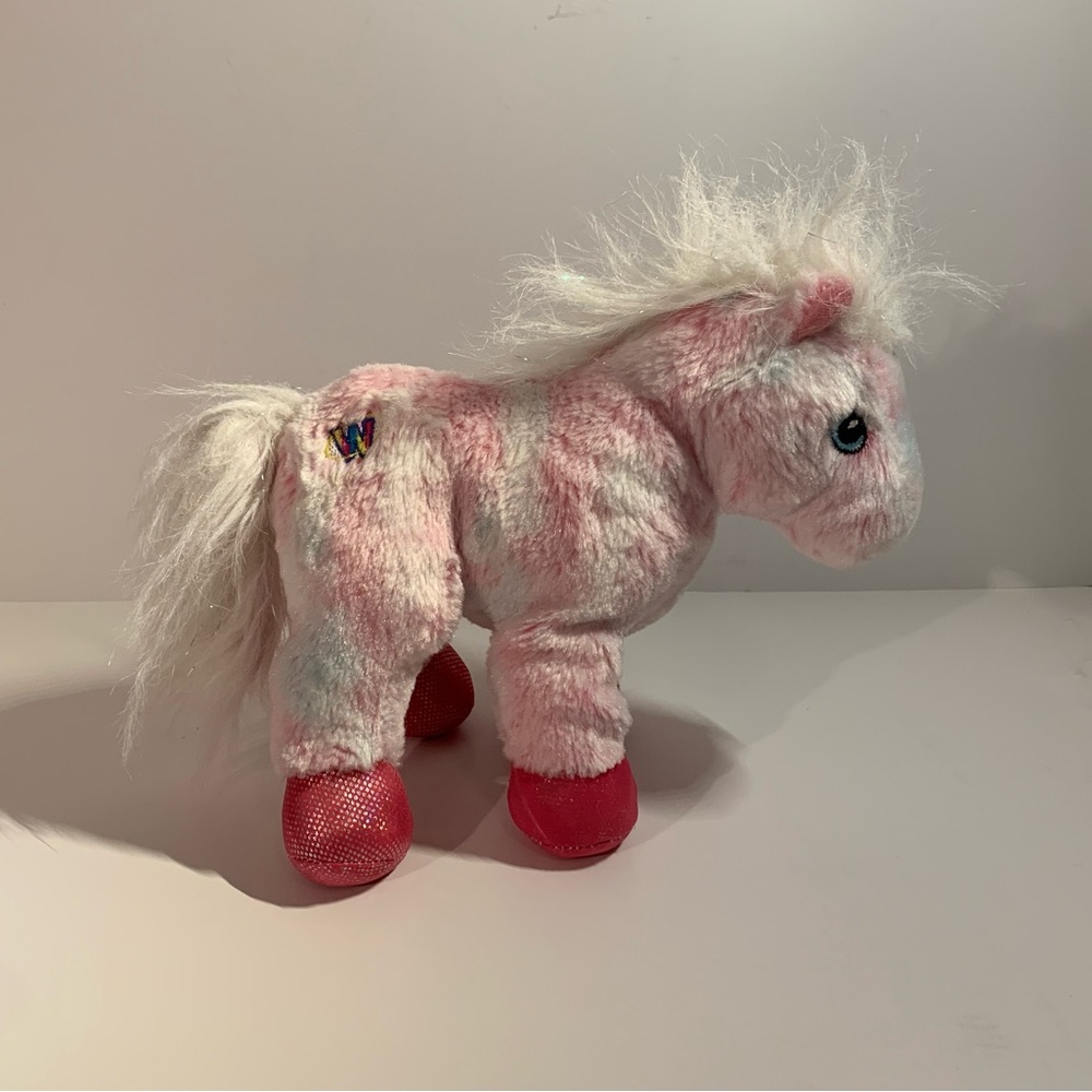 🦄 [2/$25] WEBKINZ PINK PONY HORSE STUFFED ANIMAL PLUSH - HM117 NO CODE TAG 🦄